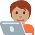 technologist: medium skin tone on Twitter/X