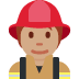 firefighter: medium skin tone on Twitter/X