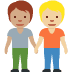 people holding hands: medium skin tone, medium-light skin tone on Twitter/X