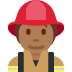 firefighter: medium-dark skin tone on Twitter/X