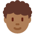person: medium-dark skin tone, curly hair on Twitter/X