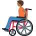 person in manual wheelchair: medium-dark skin tone on Twitter/X