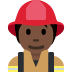 firefighter: dark skin tone on Twitter/X