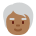 older person: medium-dark skin tone on Twitter/X