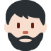 man: light skin tone, beard on Twitter/X
