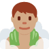man in steamy room: medium skin tone on Twitter/X