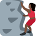 woman climbing: dark skin tone on Twitter/X