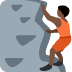 person climbing: dark skin tone on Twitter/X