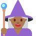 woman mage: medium-dark skin tone on Twitter/X