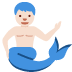 merman: light skin tone on Twitter/X