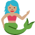 mermaid: medium skin tone on Twitter/X