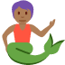 merperson: medium-dark skin tone on Twitter/X