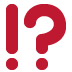 exclamation question mark on Twitter/X