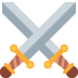 crossed swords on Twitter/X
