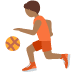 person bouncing ball: medium-dark skin tone on Twitter/X
