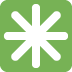 eight-spoked asterisk on Twitter/X