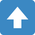 up arrow on Twitter/X
